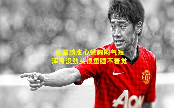 头晕脑胀心慌胸闷气短浑身没劲头很重睡不着觉