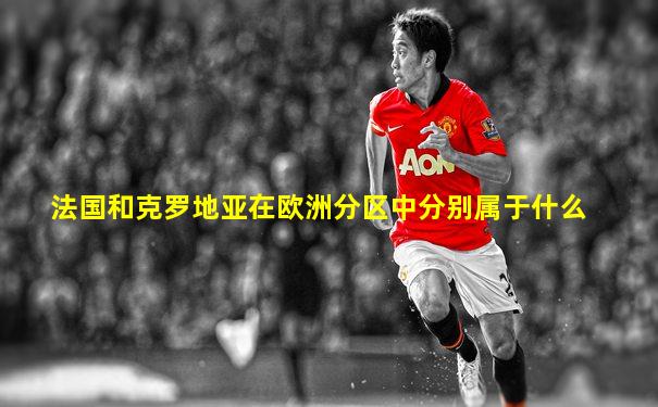 法国和克罗地亚在欧洲分区中分别属于什么
